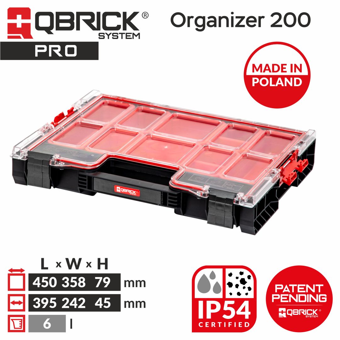 ОрганайзердляинструментовQbrickSystemPROORGANIZER200