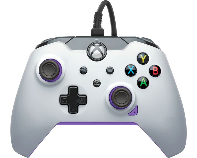 Геймпад проводной PDP Wired Controller (Kinetic White) для Xbox One/Series/PC (012-WPR)