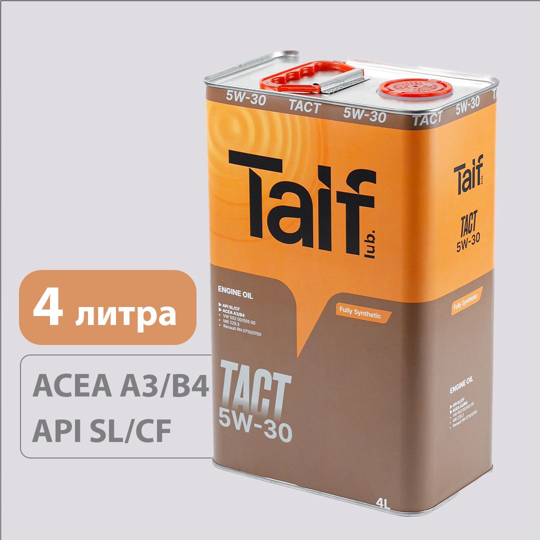 TAIF TACT 5W-30 Масло моторное, Синтетическое, 4 л