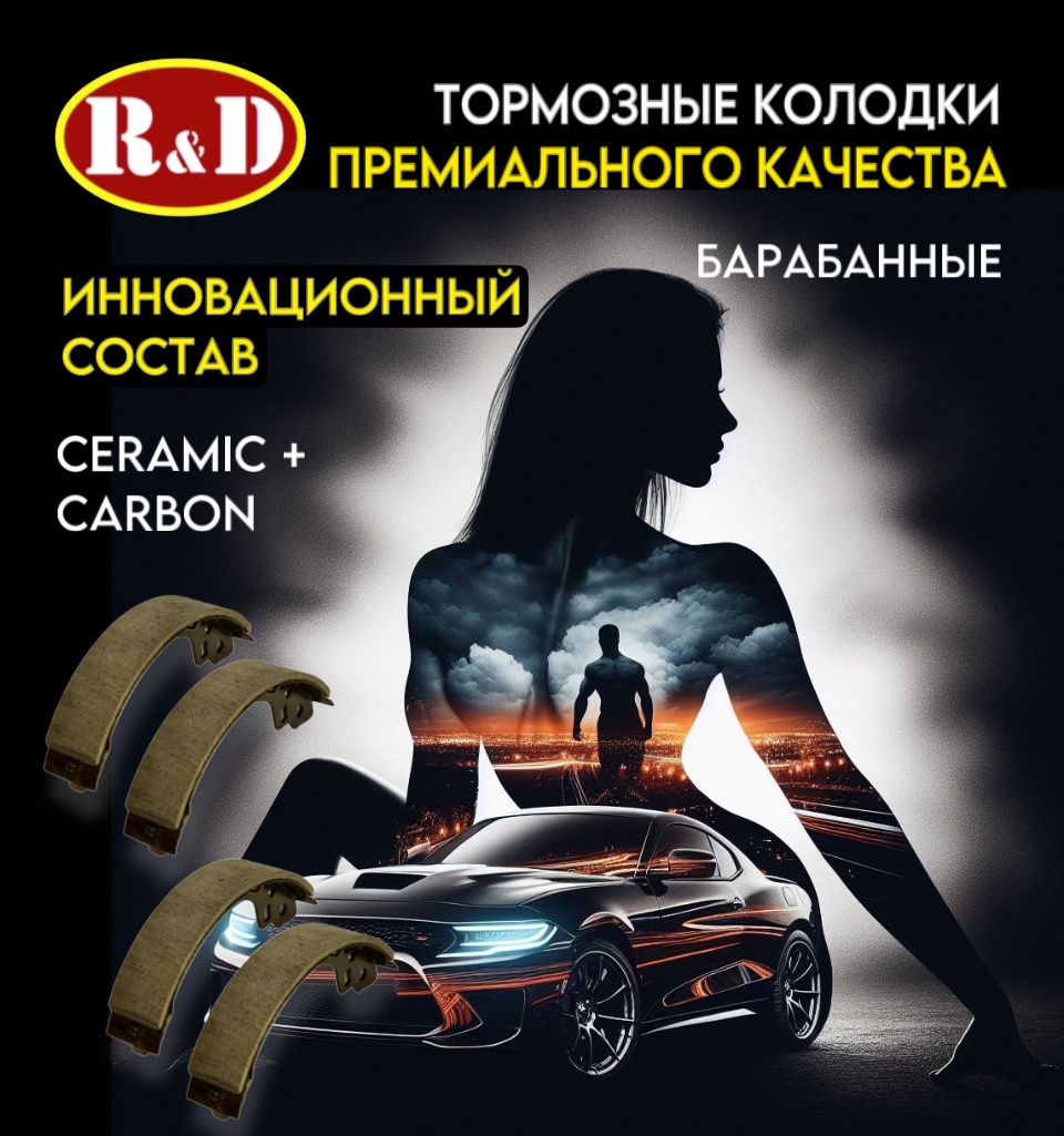 Колодки тормозные R&D RNB20011 Задние - купить по низким ценам в  интернет-магазине OZON (1468792446)