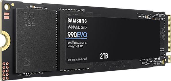 Samsung2ТБВнутреннийSSD-диск990EVO(MZ-V9E2T0BW)