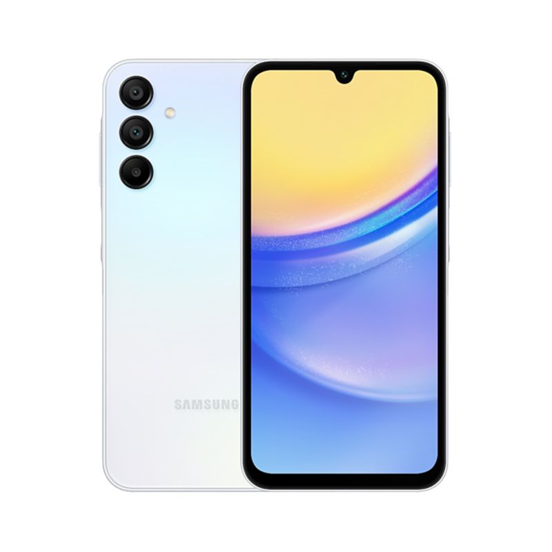 SamsungСмартфонGalaxyA15NFCс6,5-дюймовымдисплеемSuperAMOLED,батареейемкостью5000мАч,тройнымразрешением50Мп.6/128ГБ,голубой