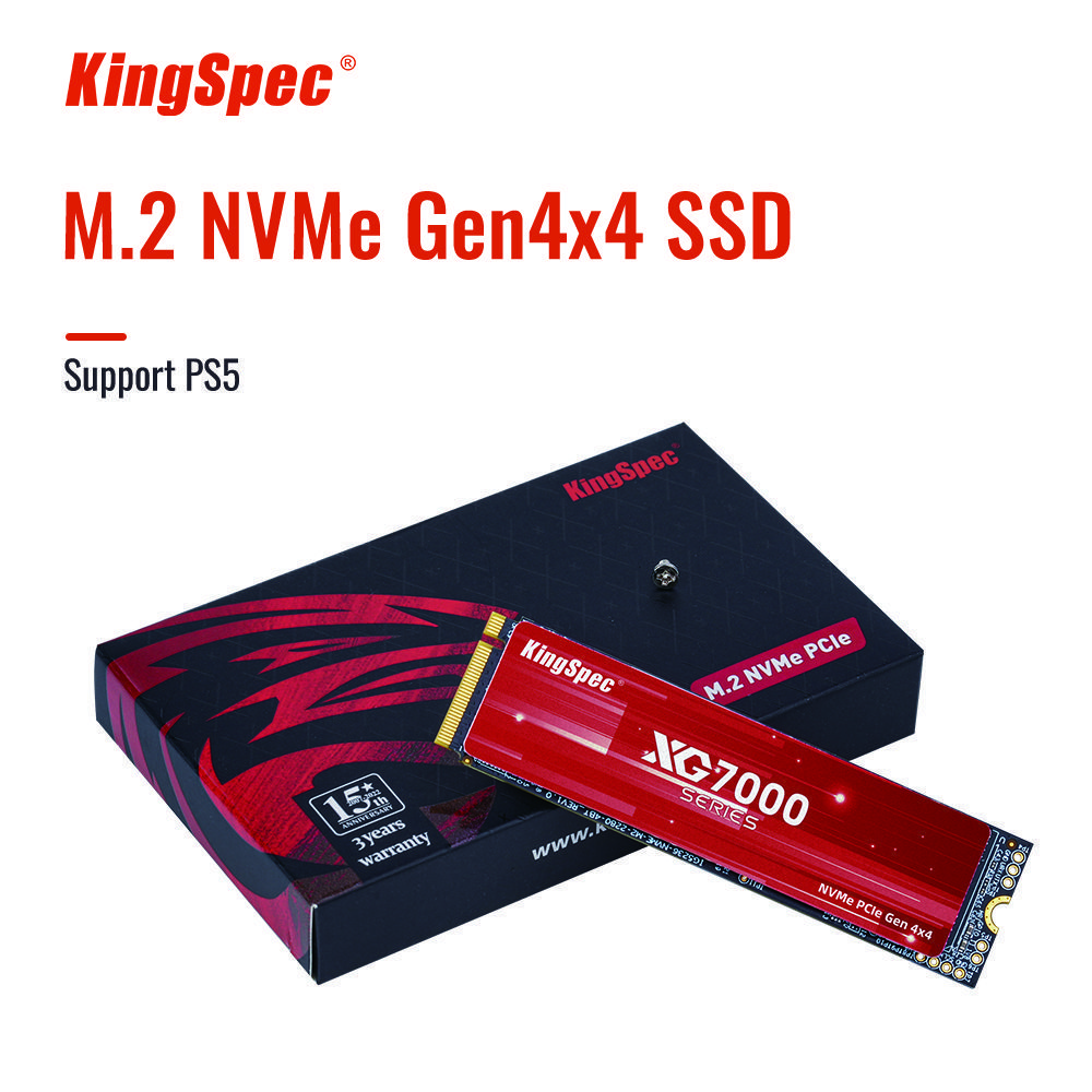 KingSpec1ТБВнутреннийSSD-дискXG70002280(M.22280PCIe4.0NVME)