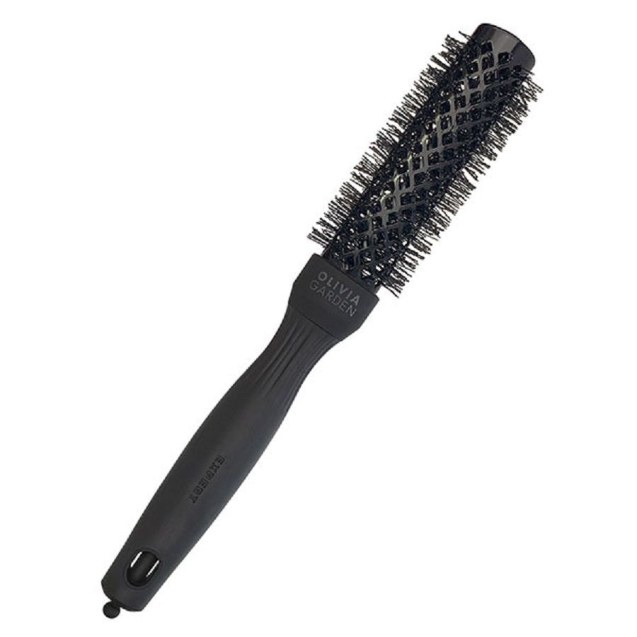 Термобрашинг OLIVIA GARDEN EXPERT ID2116 BLOWOUT SHINE Wavy Bristles Black Label 25 мм