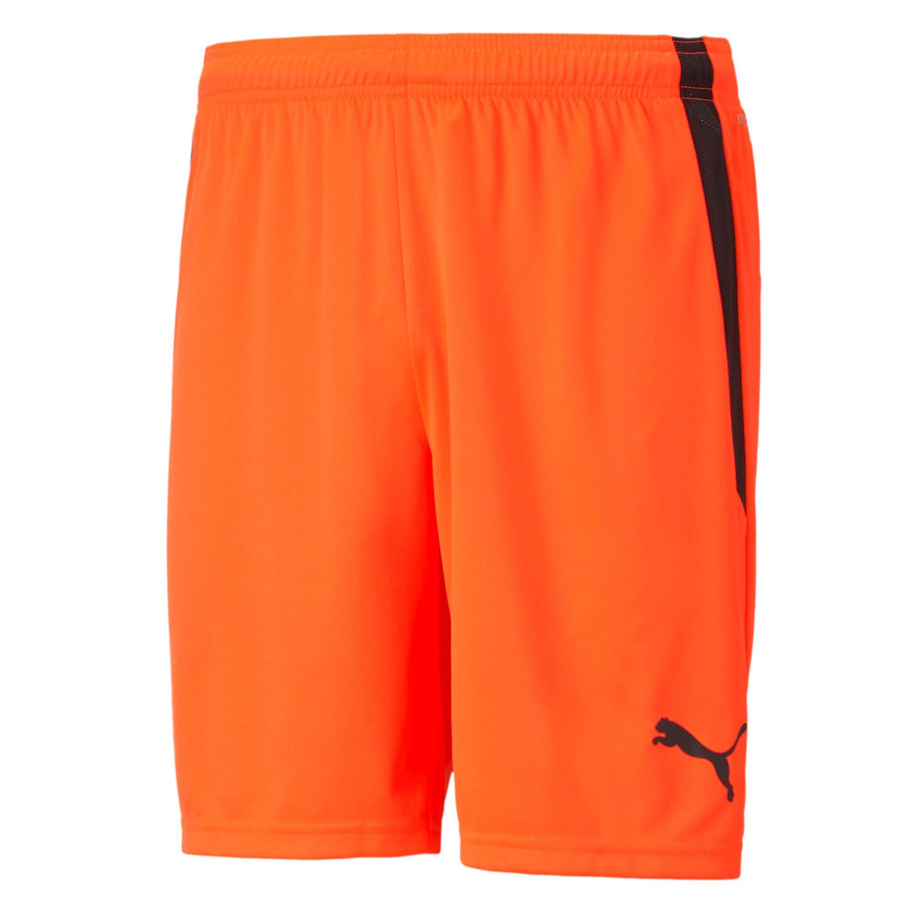 Черно оранжевые шорты. Шорты Puma Teamliga Training shorts 2 (open Pockets).