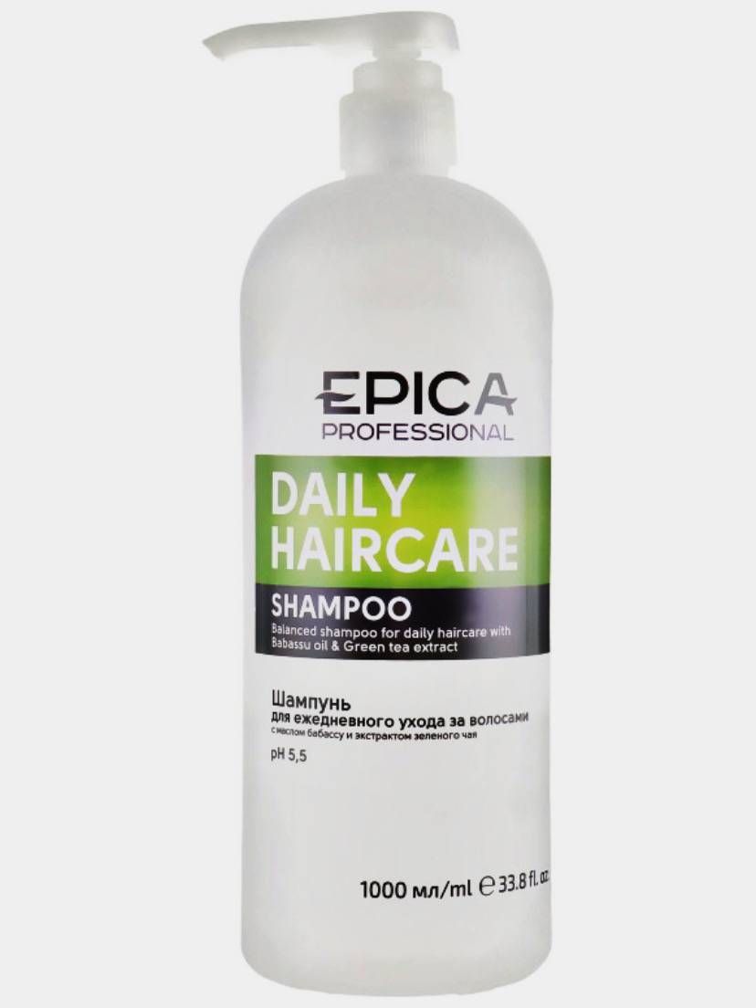 Daily shampoo. Шампунь Epica professional. Шампунь Эпика профессионал. Epica professional для волос шампунь. Epica шампунь для ежедневного применения 1000 мл.