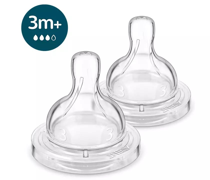 Philips Avent Соска Anti-colic (2 шт., с 3 мес.) SCY763/02