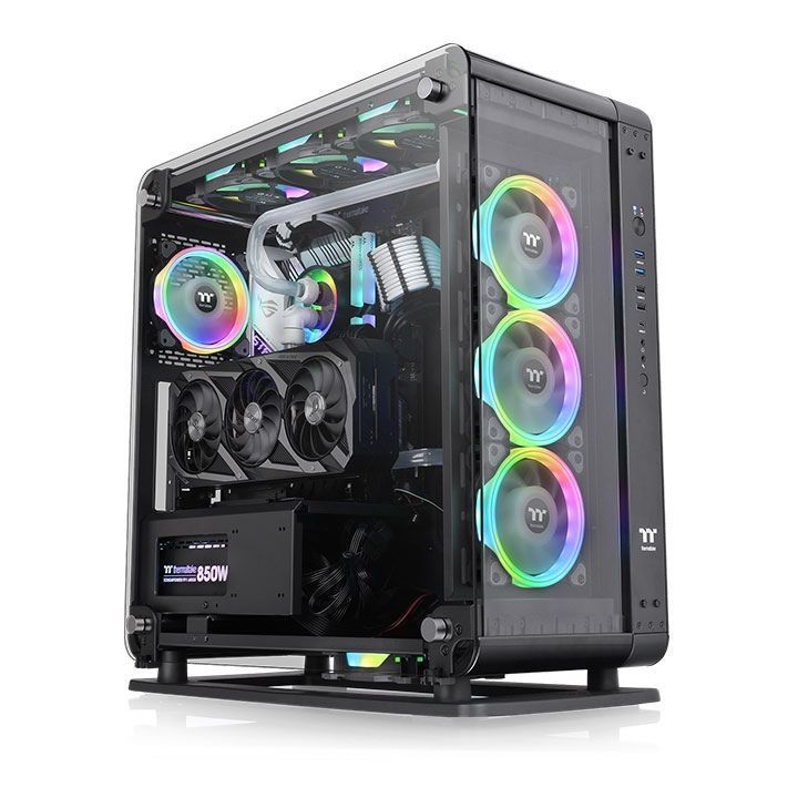 Thermaltake Компьютерный корпус Core P6 TG, черный (CA-1V2-00M1WN-00)