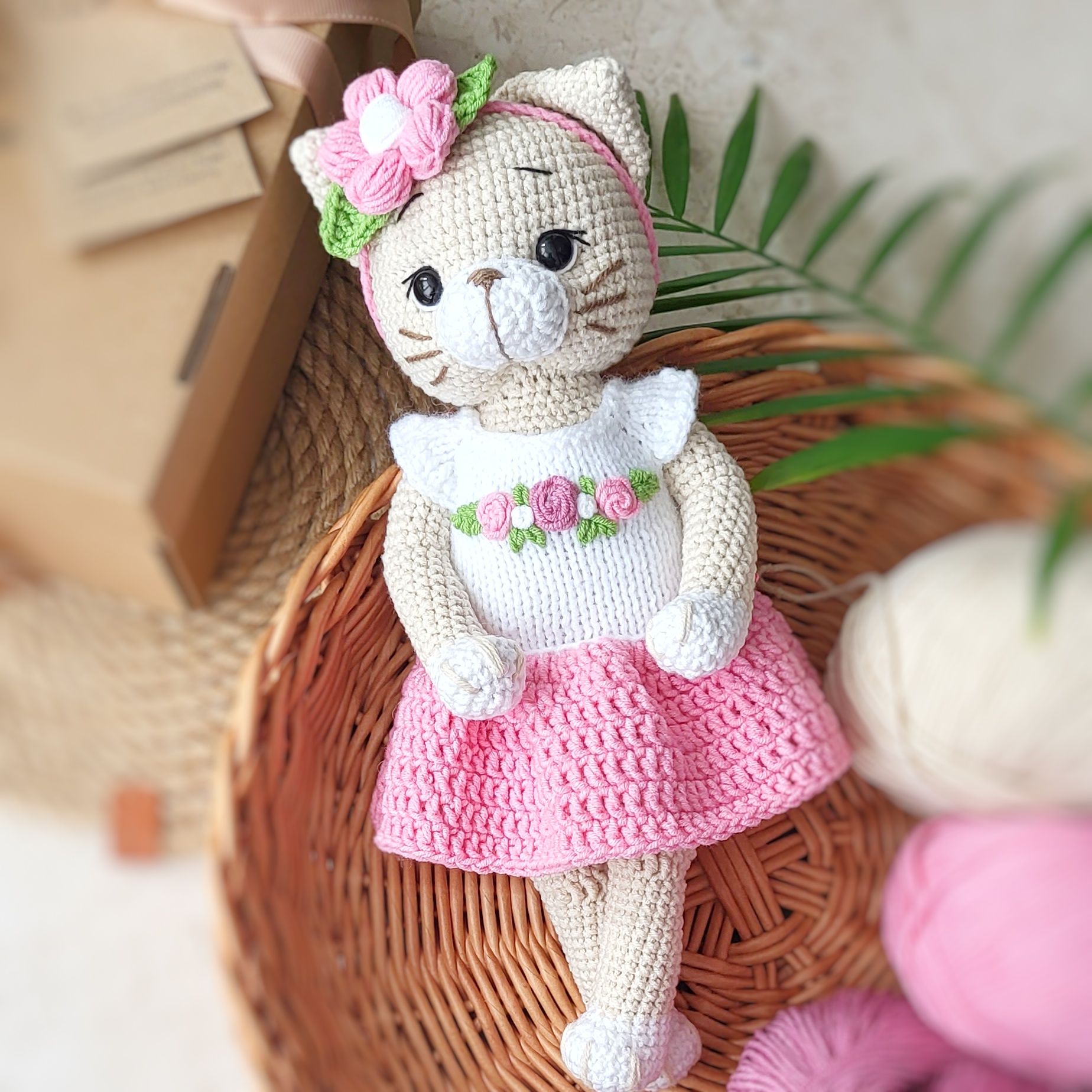 Кошечка крючком