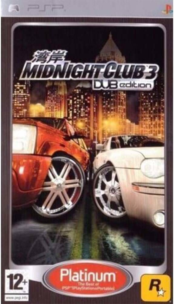 Игра Midnight Club 3 (PlayStation Portable (PSP), Английская версия)