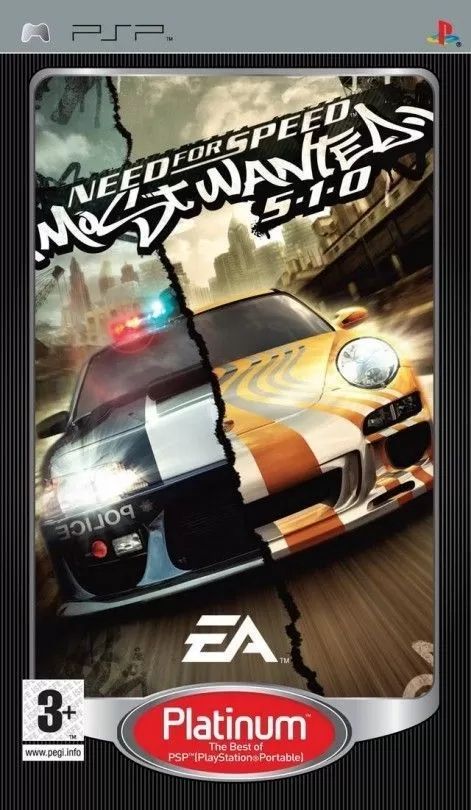 Игра Need For Speed Most Wanted 5-1-0 (PlayStation Portable (PSP), Английская версия)