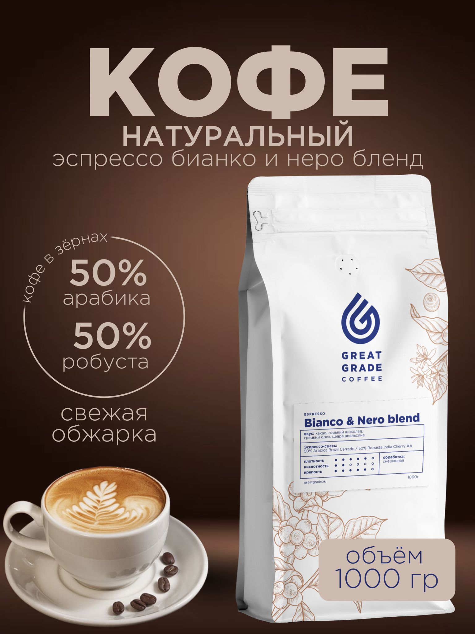 Кофе В Зернах Nero 1кг Купить