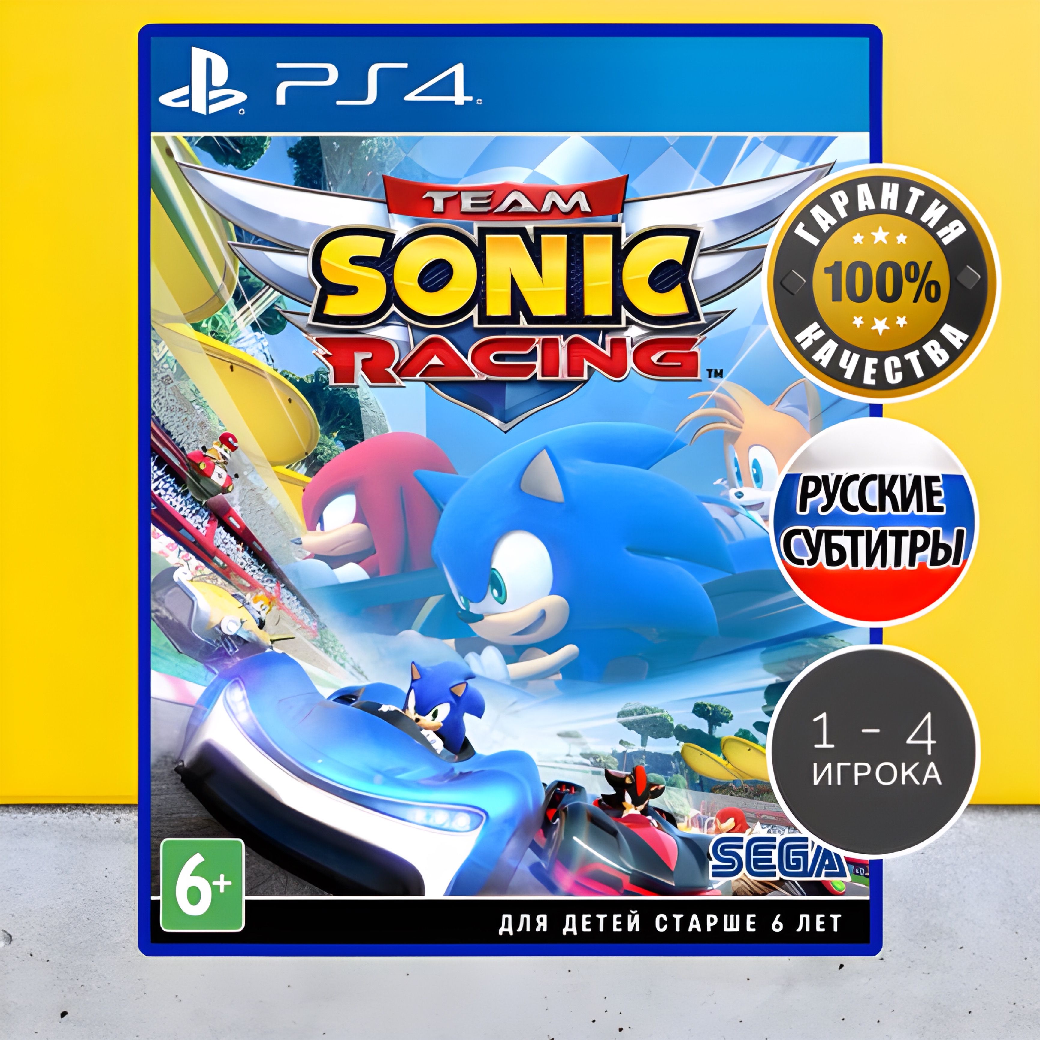 Игра PS4* "Игра PS4 Team Sonic Racing " (Русские субтитры)