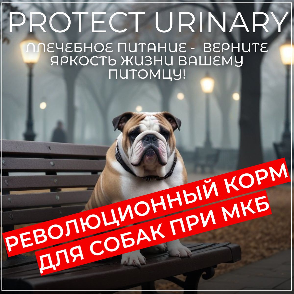 Protect Urinary Dog (2кг) - диетический сухой корм для собак крупных,  средних и мелких пород при МКБ. Способствует снижению образования  оксалатных и струвитных камней/ Франция - купить с доставкой по выгодным  ценам