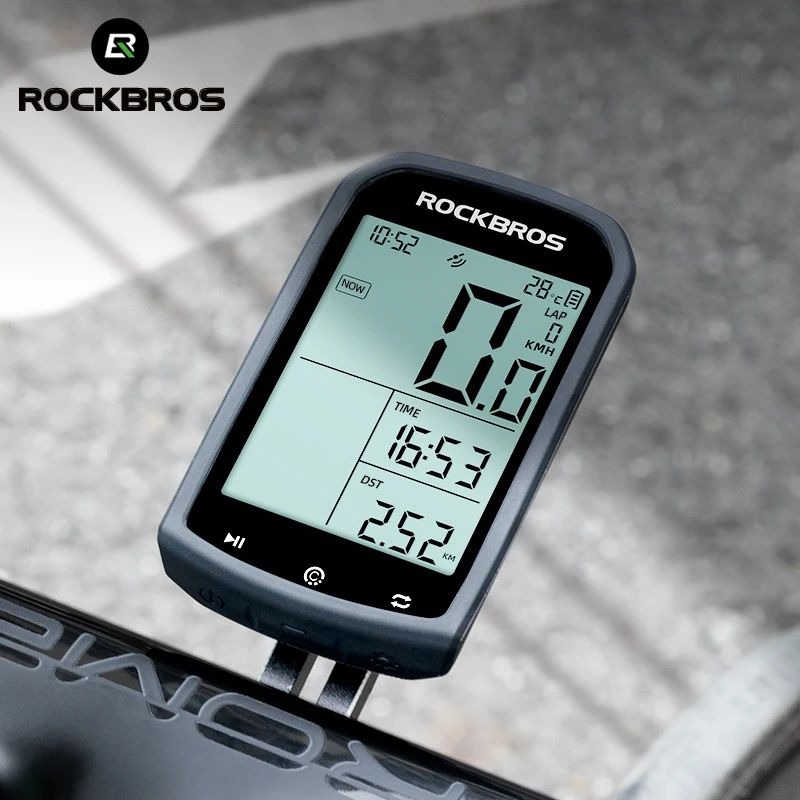 велокомпьютер для велосипеда ROCKBROS M1 smart GPS, 25 функций с ANT+, Датчик скорости, датчик частоты вращения педалей, измеритель пульса, измеритель мощности