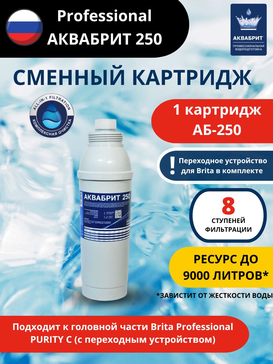 КартриджАквабритАБ250дляBRITAProfessionalPURITYC