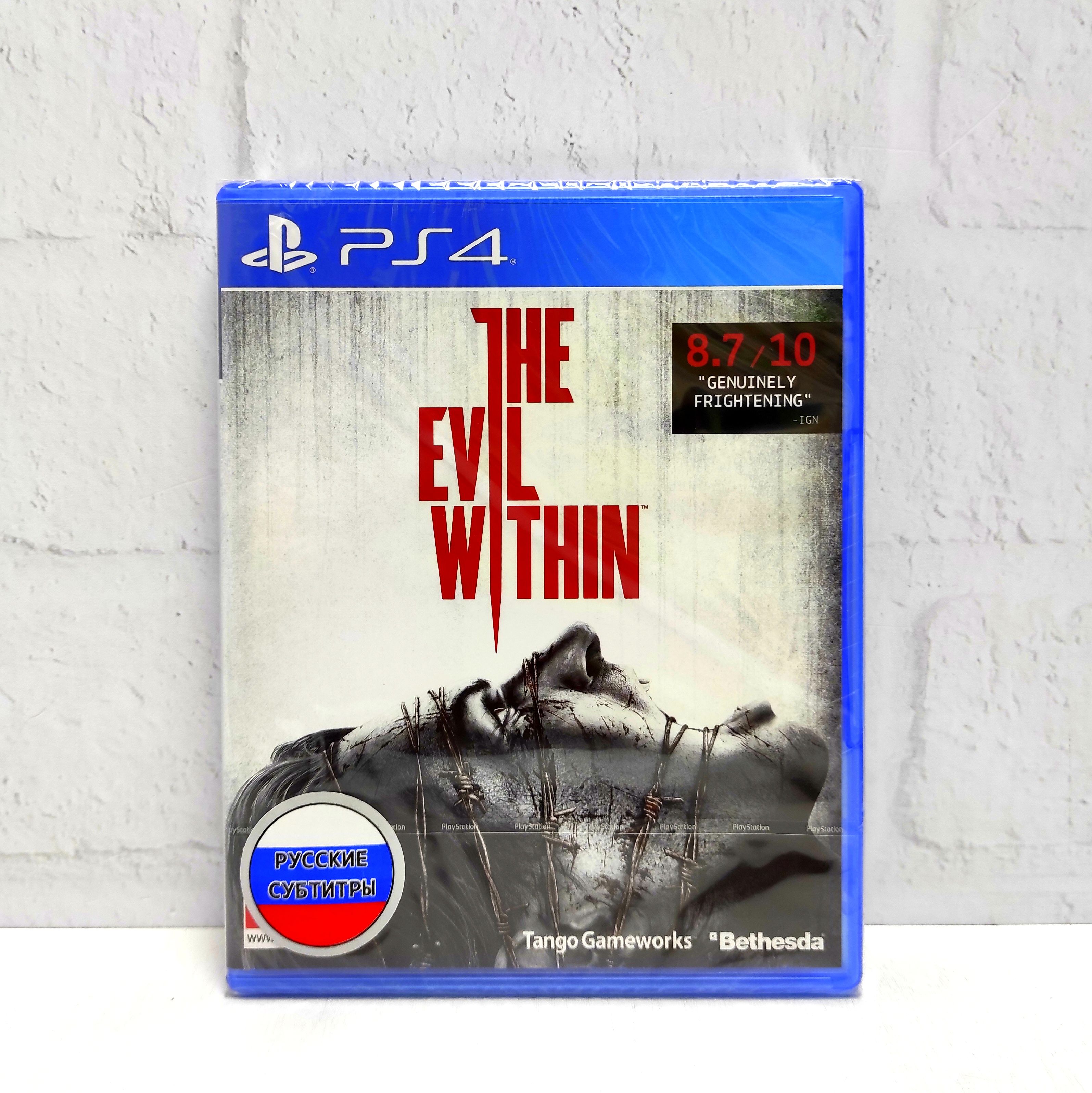 The Evil Within Во власти зла Русские субтитры Видеоигра на диске PS4 PS5. Товар уцененный