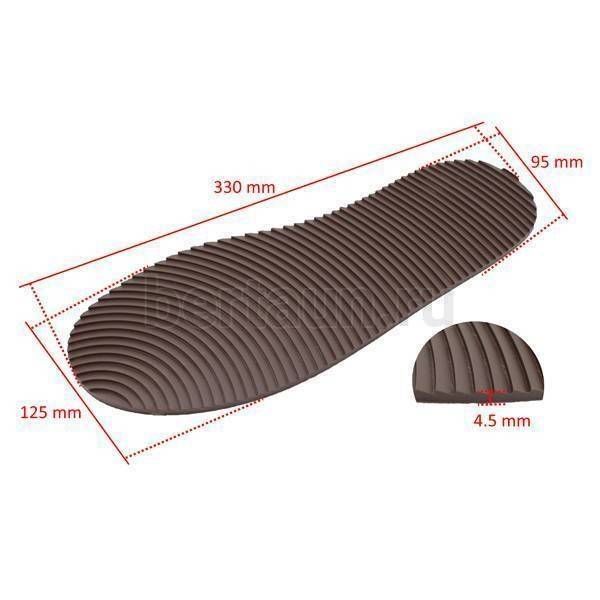 ПодошвадлякроссовокRAN(подметка-накат)коричневый