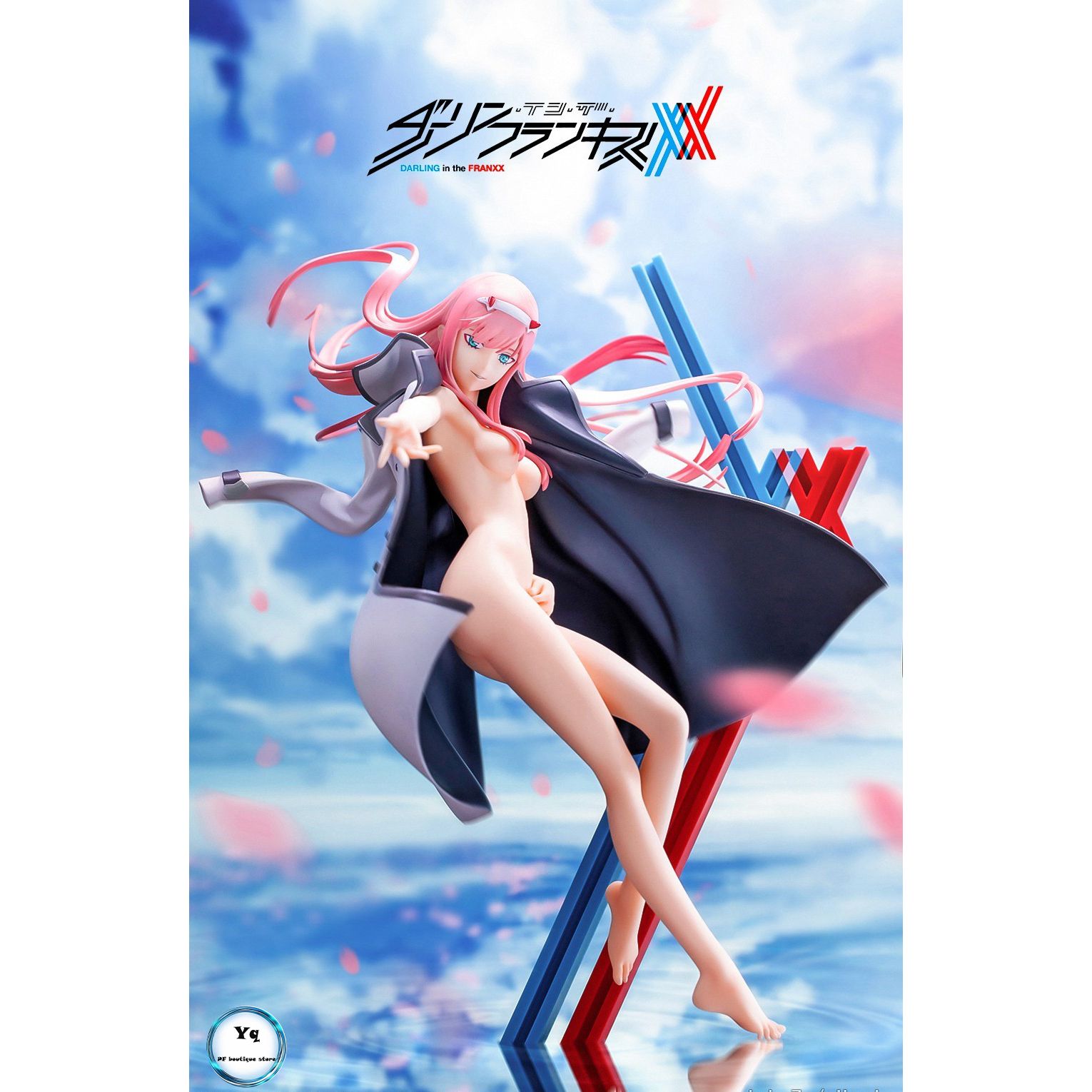 Аниме фигурки DARLING in the FRANXX Zero Two плащ МF Ver. 34CM