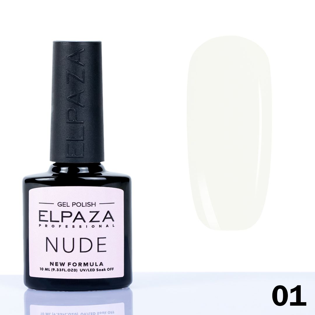 Elpaza Гель лак NUDE 01 ,10 мл.