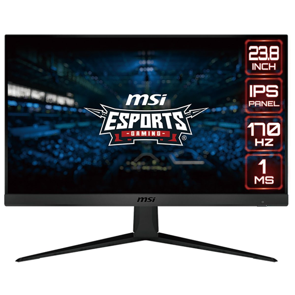 MSI24"Монитор23.8"G2412FчерныйIPSLED1ms16:9HDMIматовая300cd178гр/178гр1920x1080180HzDPF_483731озон,черный