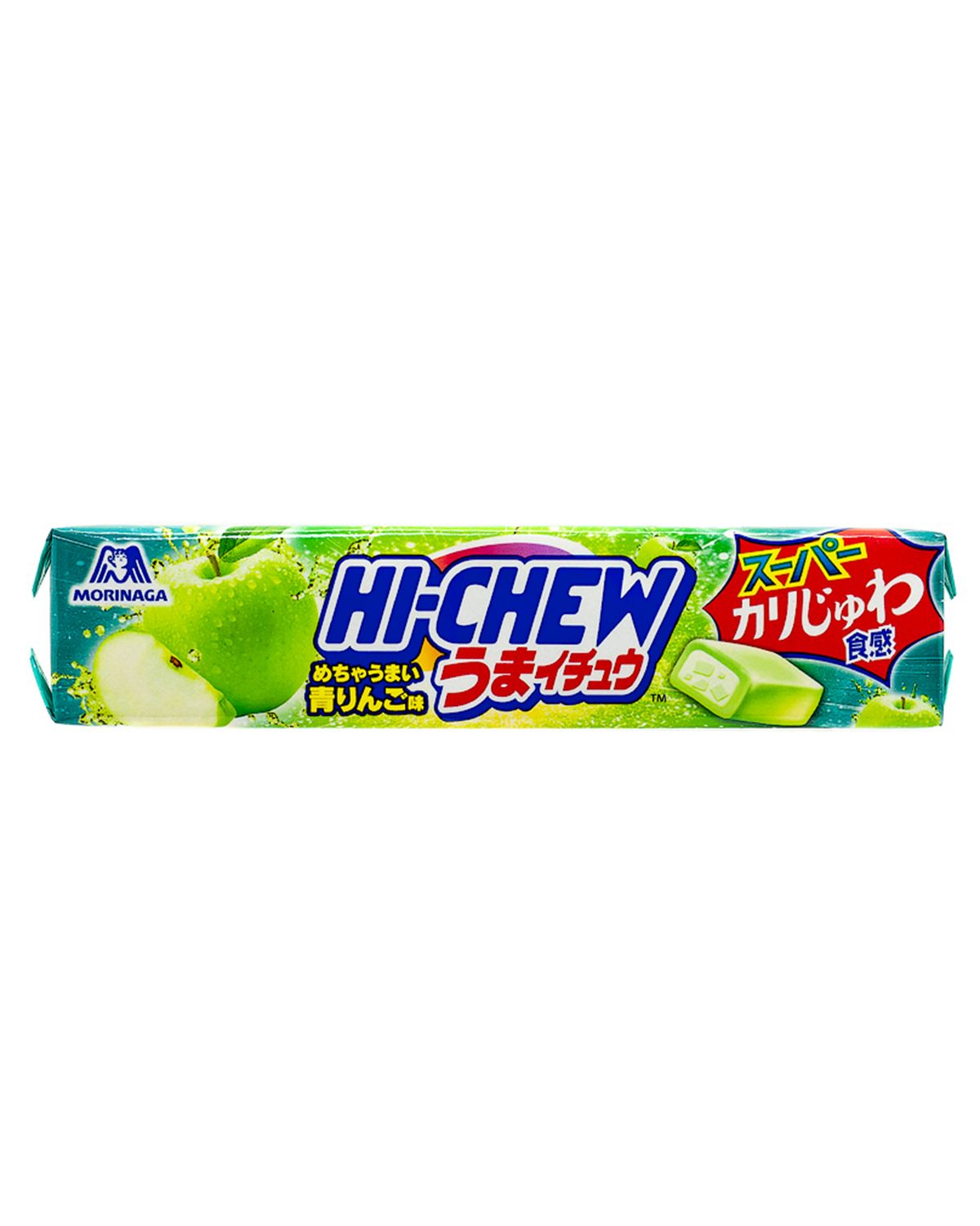 Morinaga / Конфеты жевательные Hi-Chew вкус яблока 12шт, 58,8г, 6уп