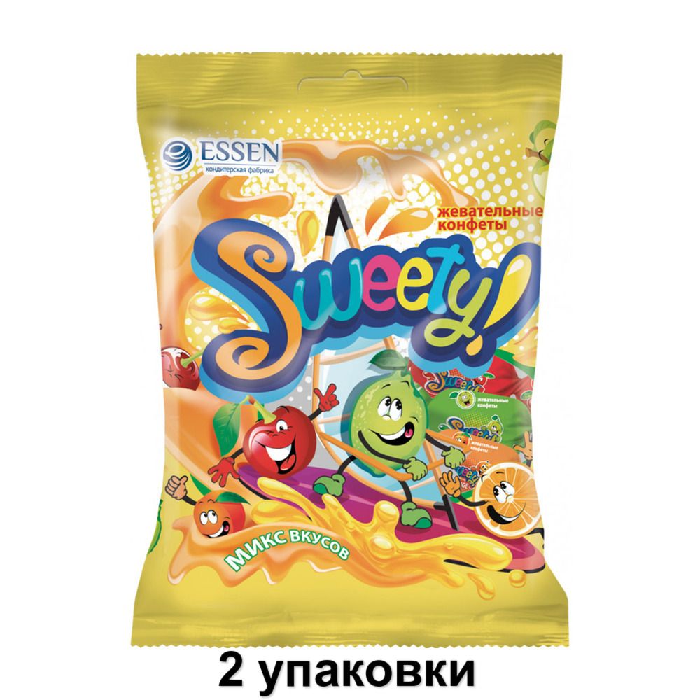 Essen Набор жевательных конфет Sweety, 200 г, 2 уп