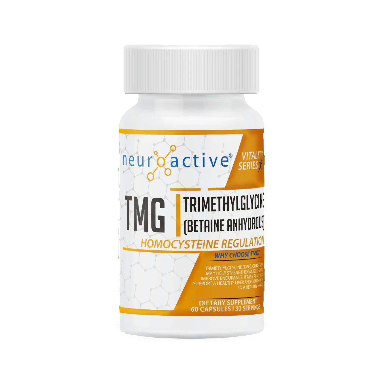 NeuroActive TMG Trimethylglycine Триметилглицин 500 mg 60 caps