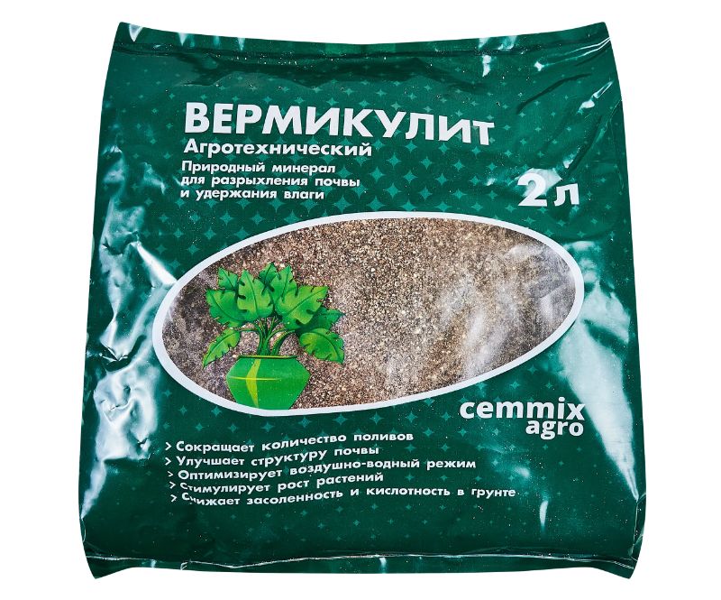 Вермикулит агротехнический CEMMIX 2 литра