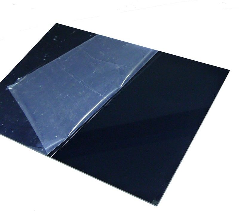Поликарбонат монолитный, 3 мм, 200х300 мм, Черный, непрозрачный, листовой