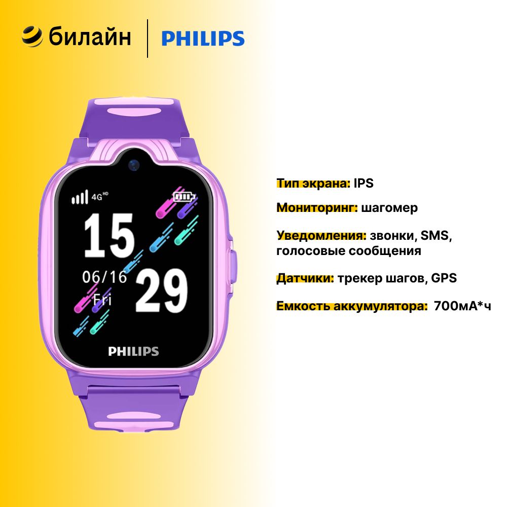 Детские Часы Philips W200 Купить Омск