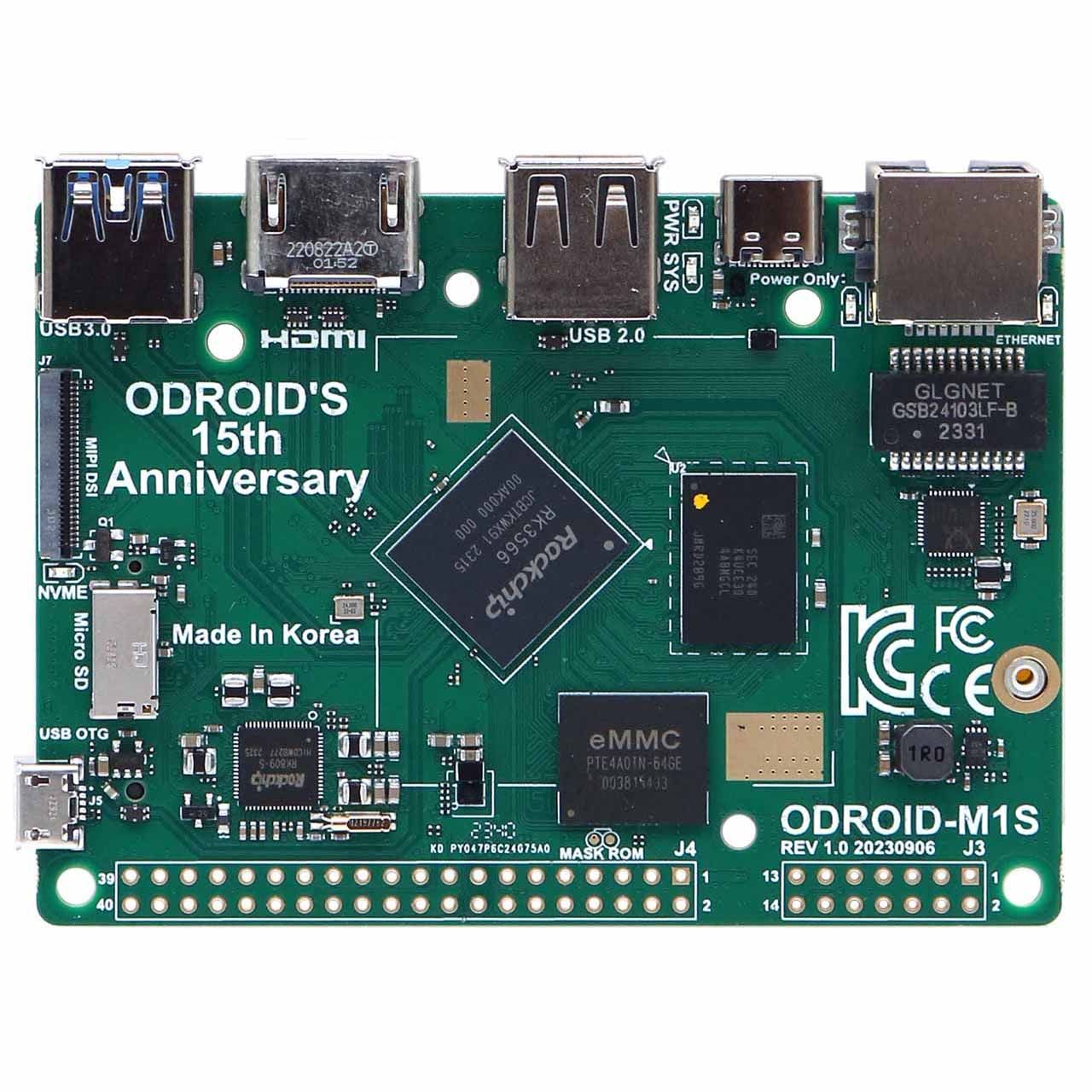 Одноплатный компьютер ODROID-M1S 8Gb RAM