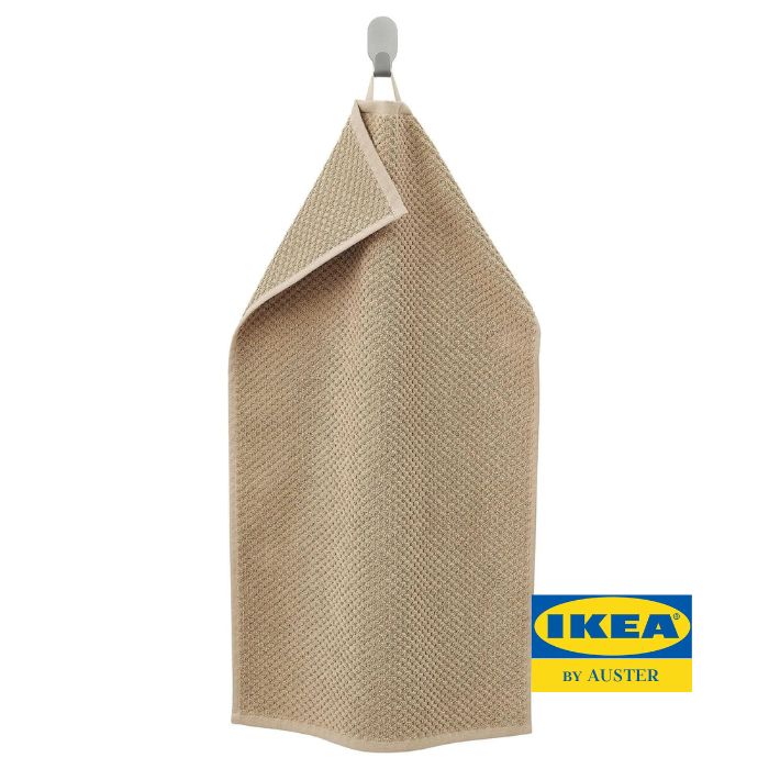 IKEA Полотенце для лица, рук gulvial, Хлопок, 40x70 см, бежевый, 1 шт.