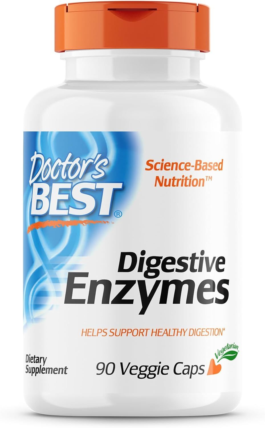 Ферменты для пищеварения 90 капсул, пищеварительные энзимы Digestive Enzymes от Doctor's Best, США