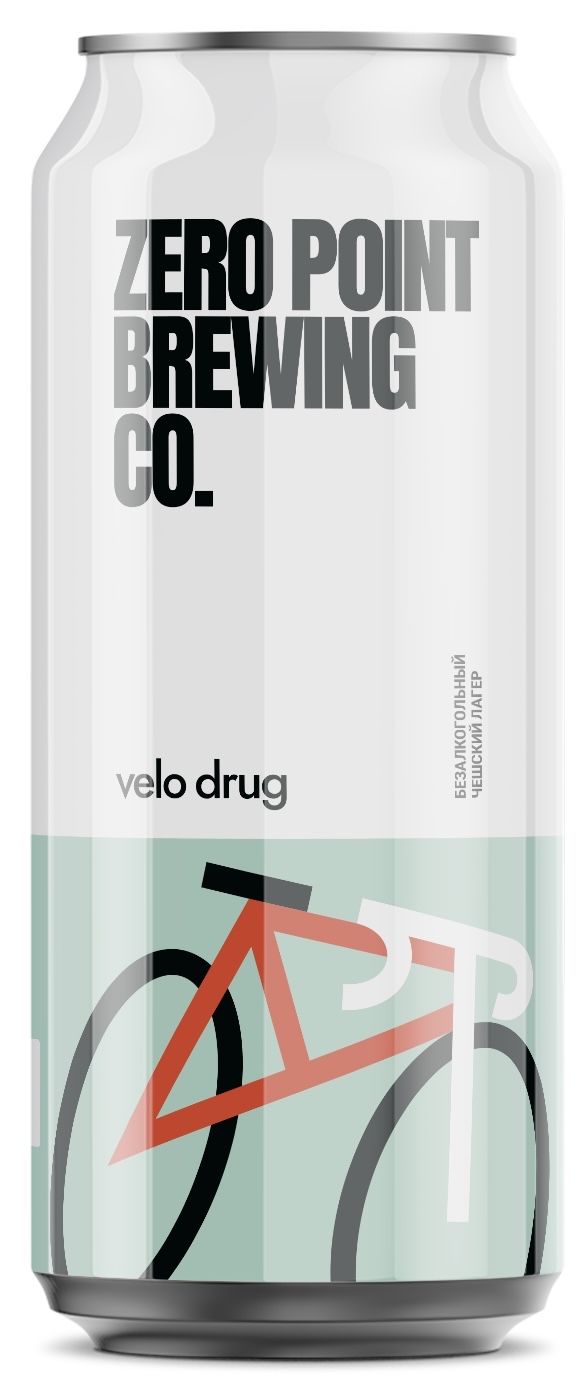 Пиво безалкогольное VELO DRUG 0,5л, Zero Point