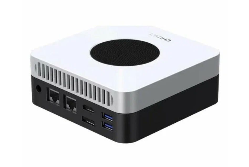 CHUWI Мини-ПК LarkBox X (Intel Processor N100, RAM 12 ГБ, SSD 512 ГБ, Intel UHD Graphics, Windows 11 Pro), белый