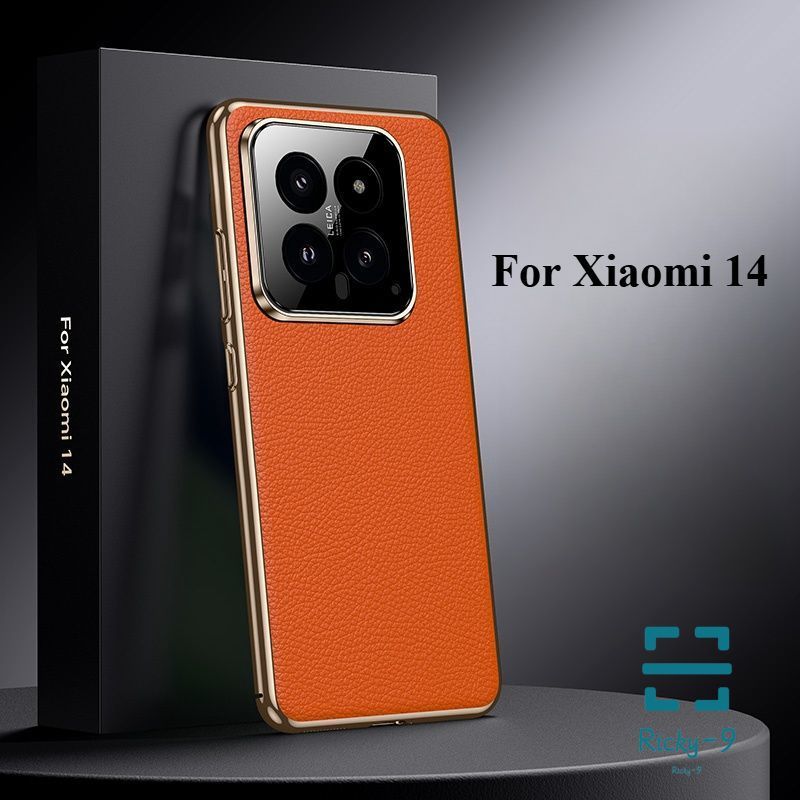 RickyВысокоекачествочехолдляXiaomi14(Сяоми14,Ксиаоми14)Материалкожи,защитакамеры