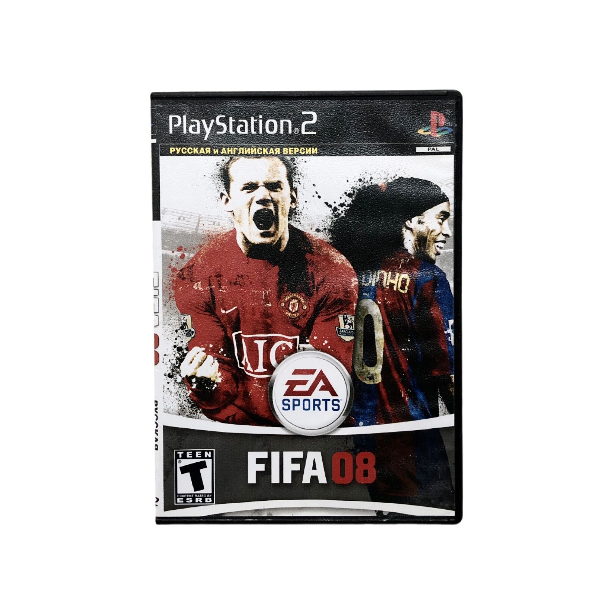 Игра PS 2 DVD - FIFA 08 - (Футбольный симулятор, EA Sports, 2007)