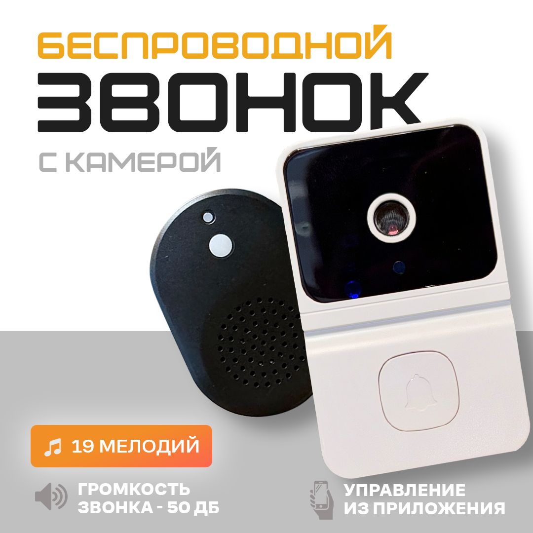 ЗвонокбеспроводнойдвернойскамеройMiniDoorbellZ30