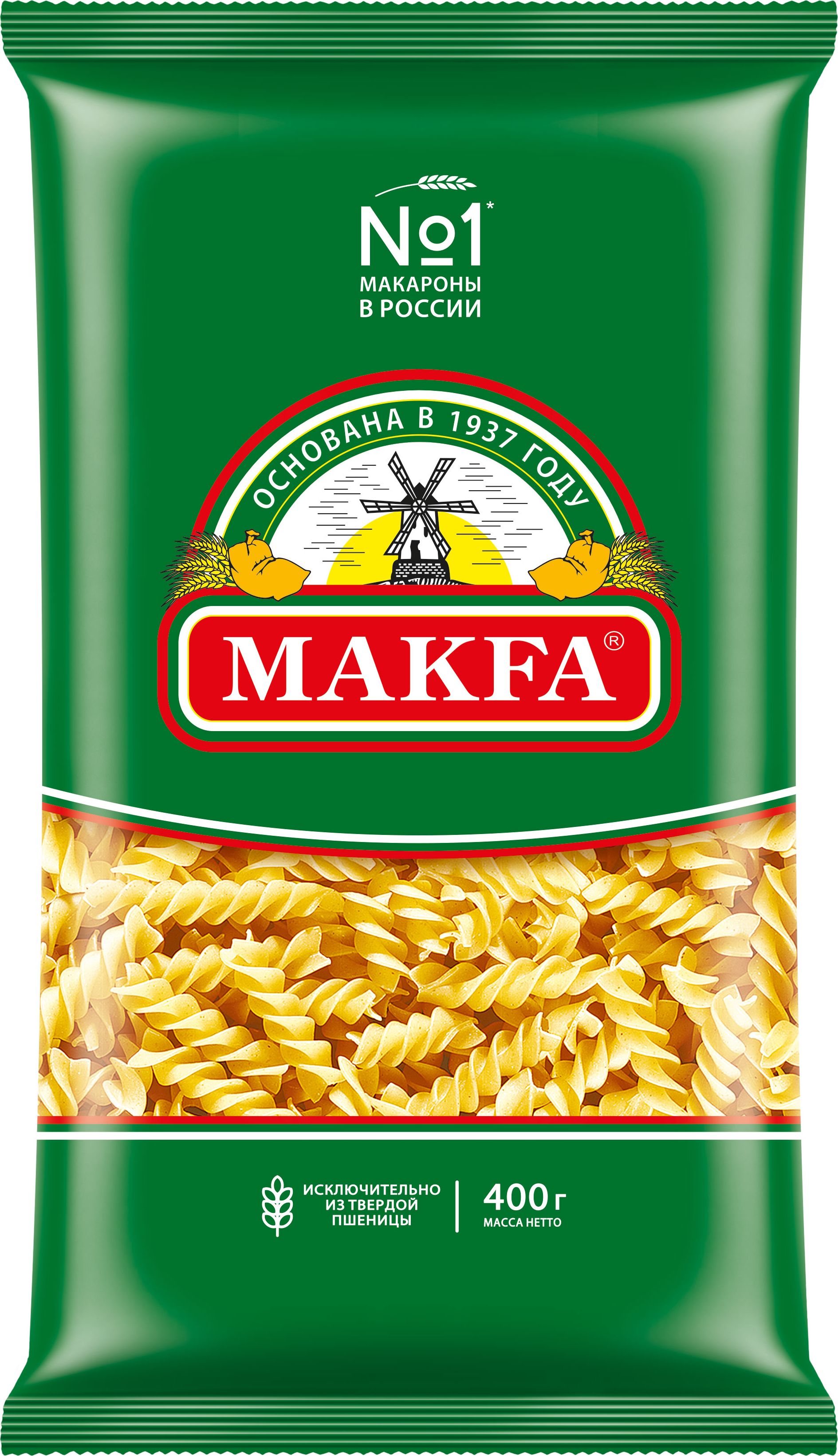 Макароны Makfa спирали, 400 г