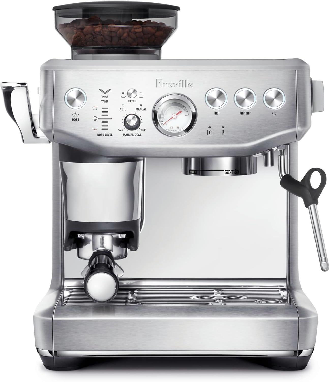 Breville Профессиональная кофемашина Breville BES876, серебристый