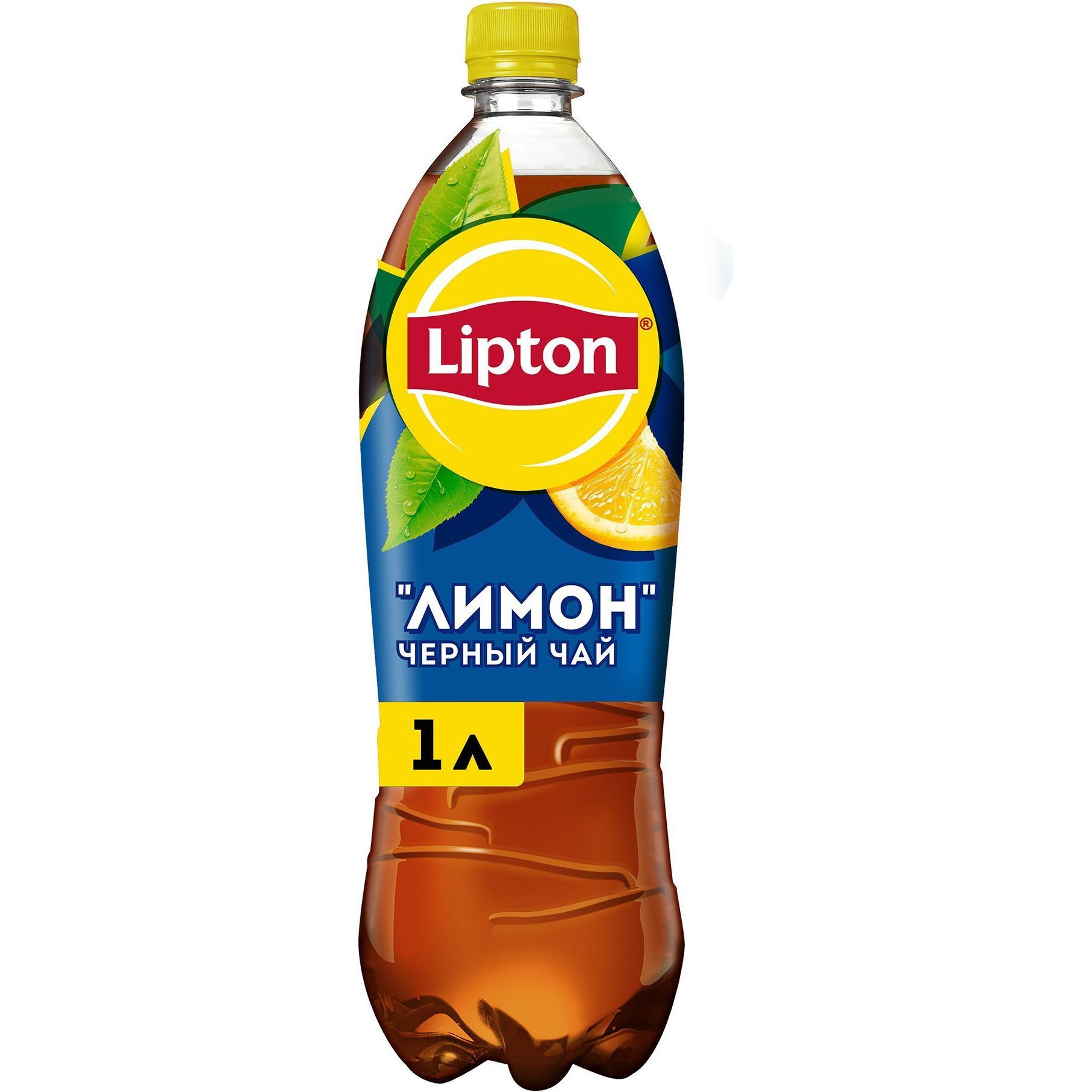 Холодный чай Lipton черный лимон 1 л