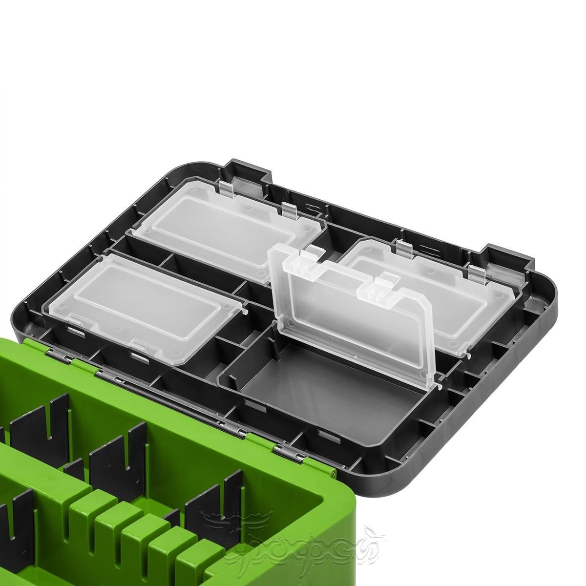 Ящик зим. Helios 19 л серый/салатовый