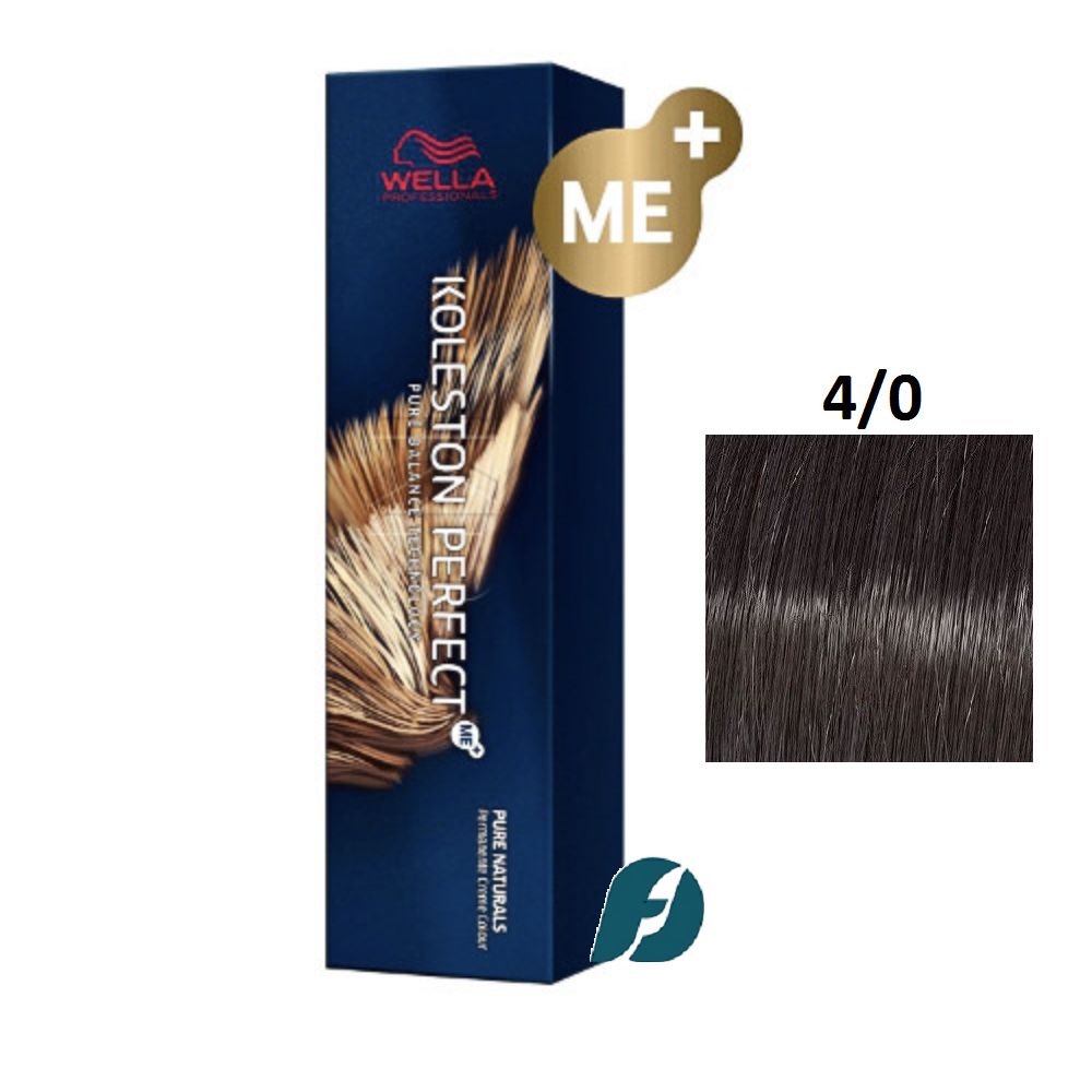 Wella Professionals Koleston Perfect ME+ 4/0 Краска для волос - Коричневый натуральный, 60мл