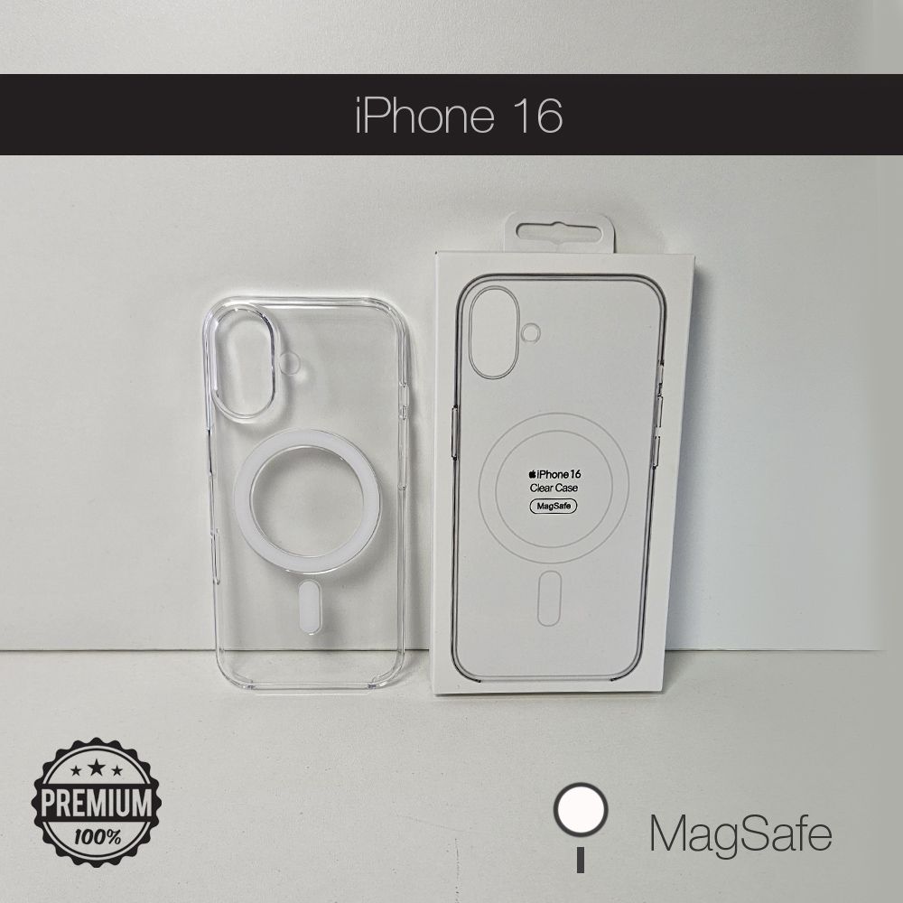 ПремиумЧехолMagSafeiPhone16Прозрачный