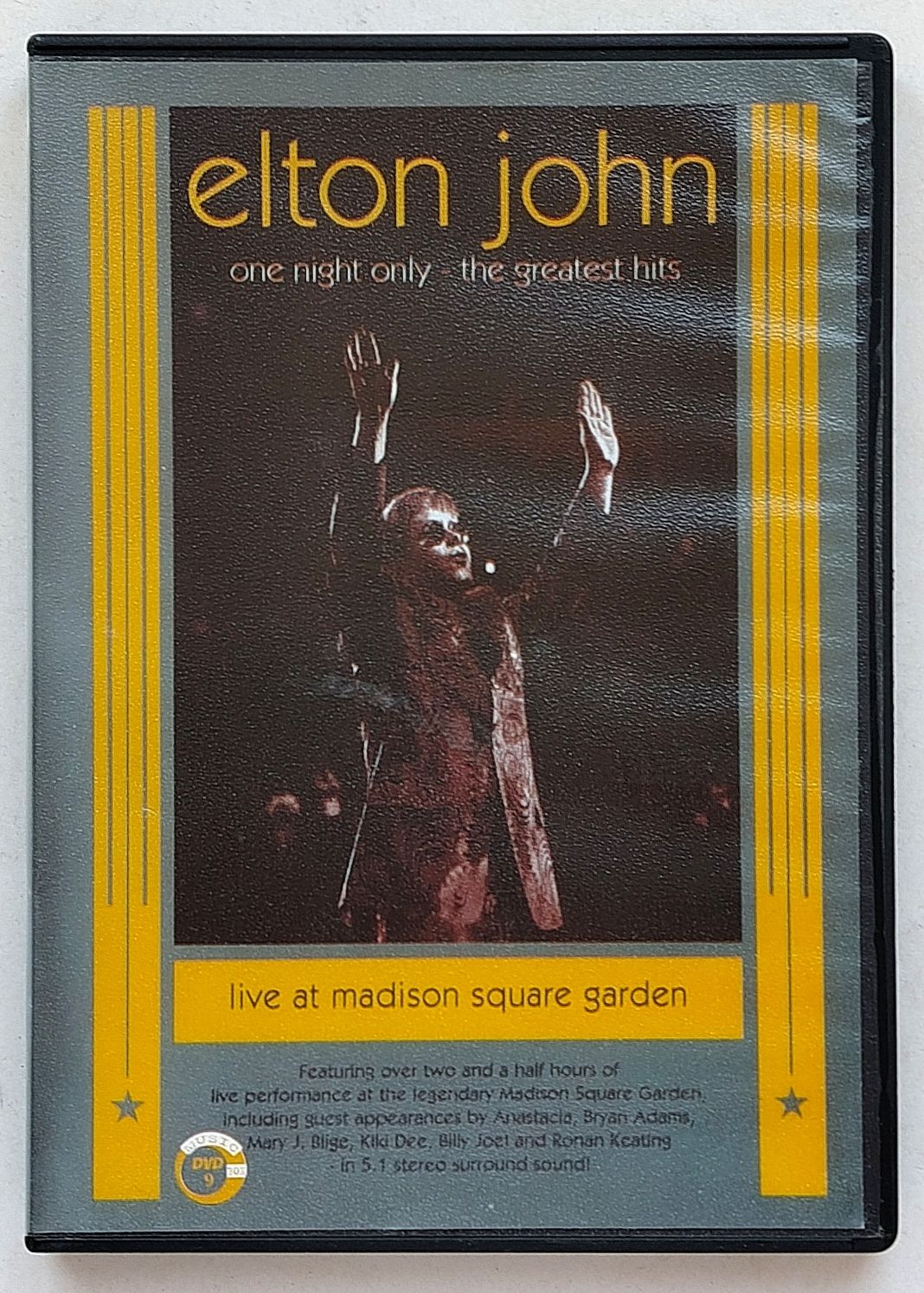 DVD-видеоEltonJohn"OneNightOnly;TheGreatestHits;LiveAtMadisonSquareGarden"