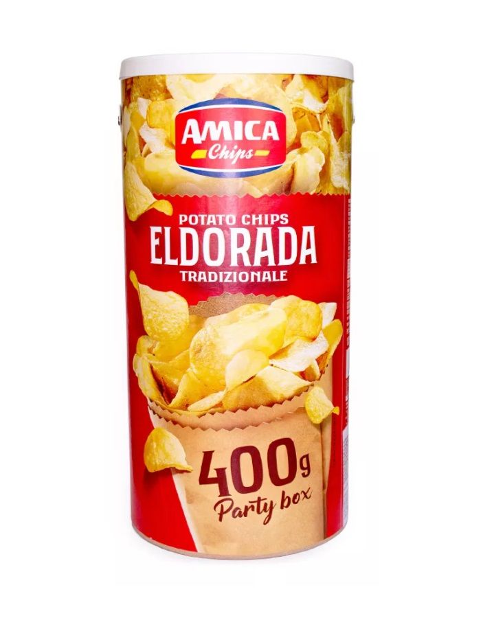 Чипсы картофельные традиционные Amica Chips 400 г, Италия