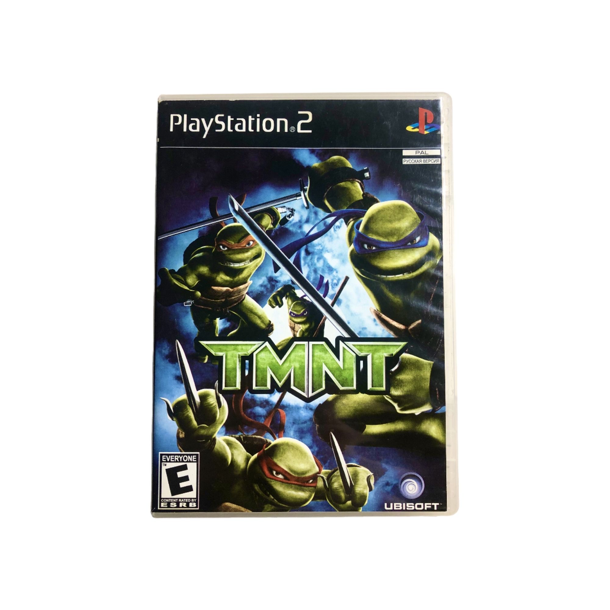 Игра Игра PS 2  TMNT Teenage Mutant Ninja Turtles / Черепашки Ниндзя (Экшн, Платформер, Konami, 2007) (PlayStation 2, Русская версия)