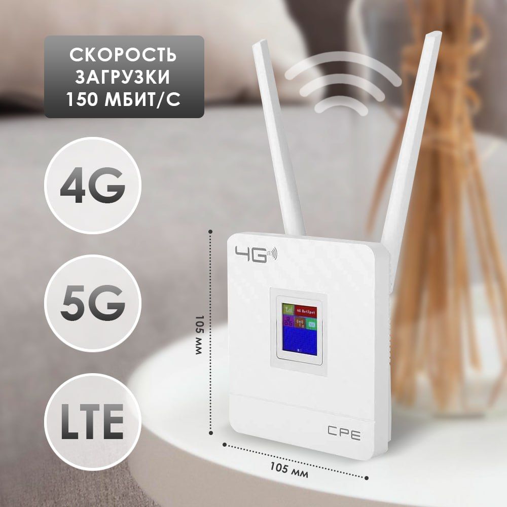 Wi-Fi роутер 4G, роутер от симкарты 4G