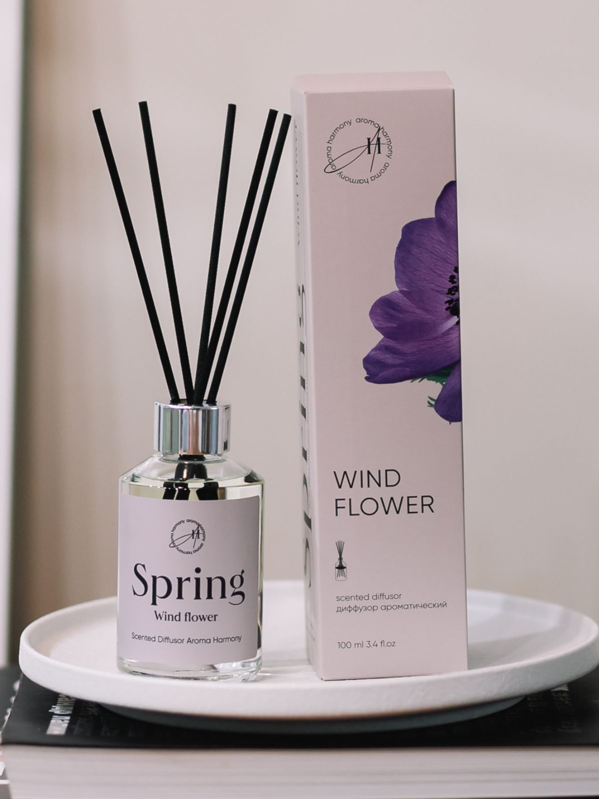 АроматизатордлядомадиффузорспалочкамиAromaHarmonySpringWindflower100мл